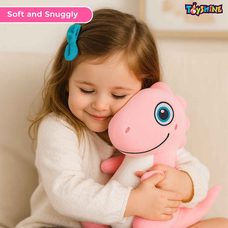 Spanker Cute Dinosaur Soft Toy Ultra Soft Plush Dino for Kids Multicolor | 25 cm