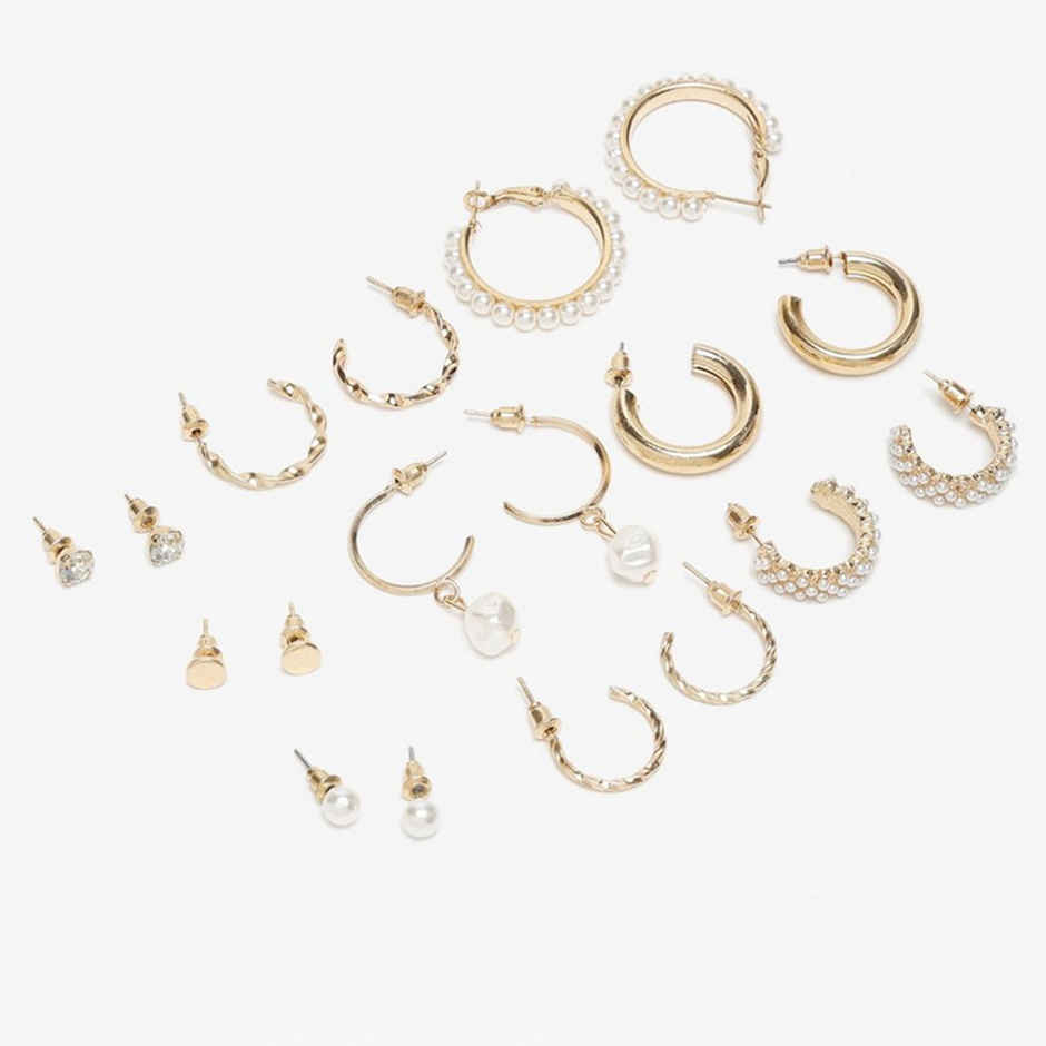 YouBella Jewellery Celebrity Inspired Gold Plated Earrings Combo for Girls and Women (YBEAR - 32901)