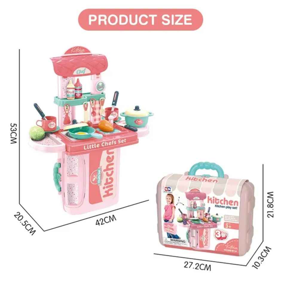 Fablue Portable Doctor Play Set Toy for Kids -Convertible Suitcase Doctor Set For Boys and Girls With Accessories