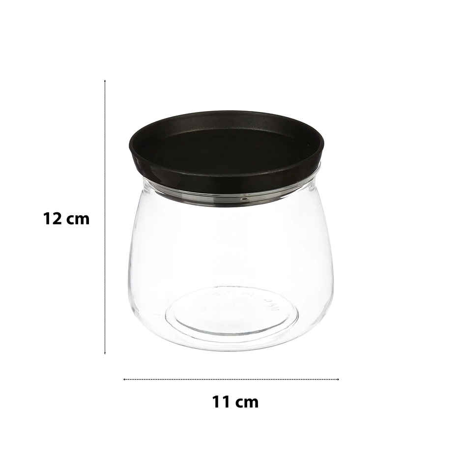 Youbee 800 ml Multipurpose Plastic Storage Jar And Kitchen Storage Container Set Of 4