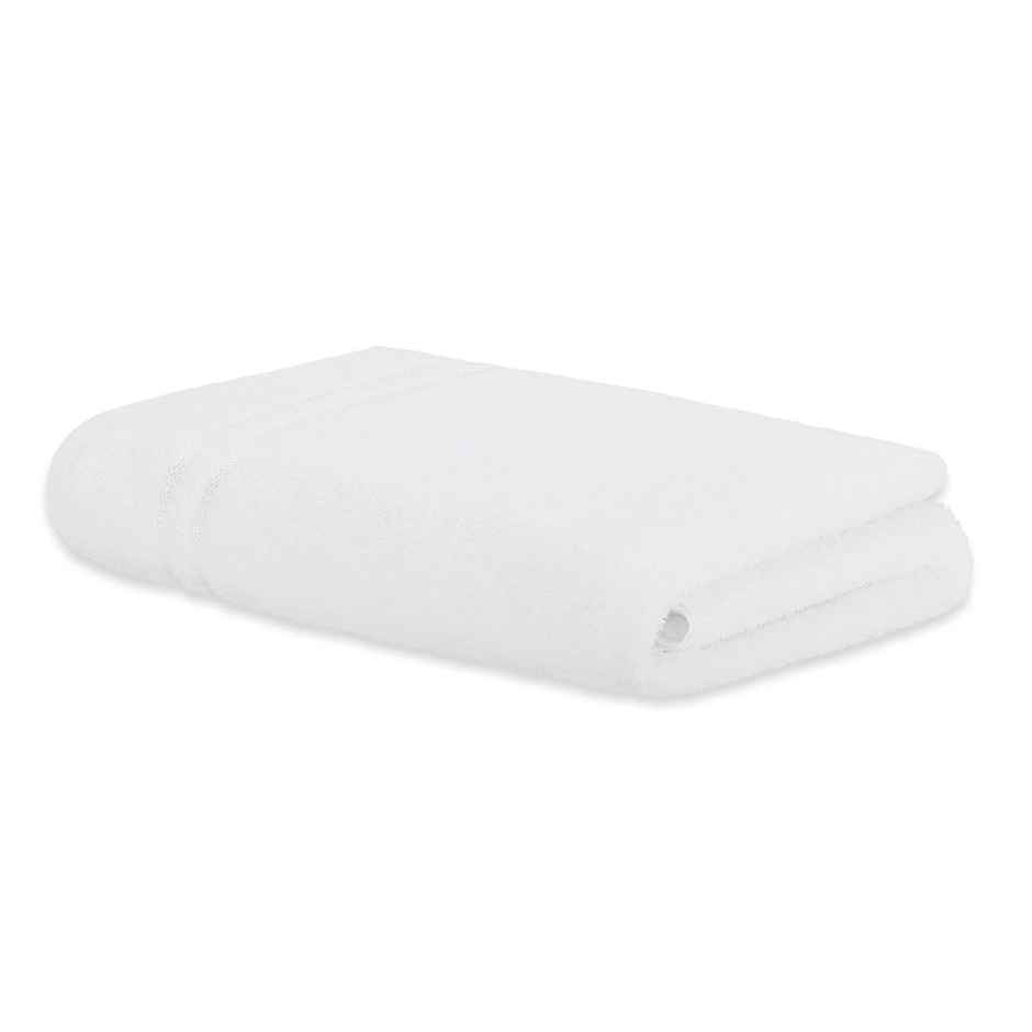 Welspun Solid White 100% Cotton Quik Absorbent Bath Towel For Men And Women