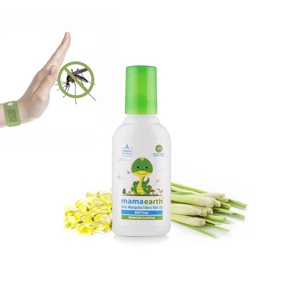 Mamaearth Anti Mosquito Fabric Roll On Baby Repellent For Kids | 0+ months Combo