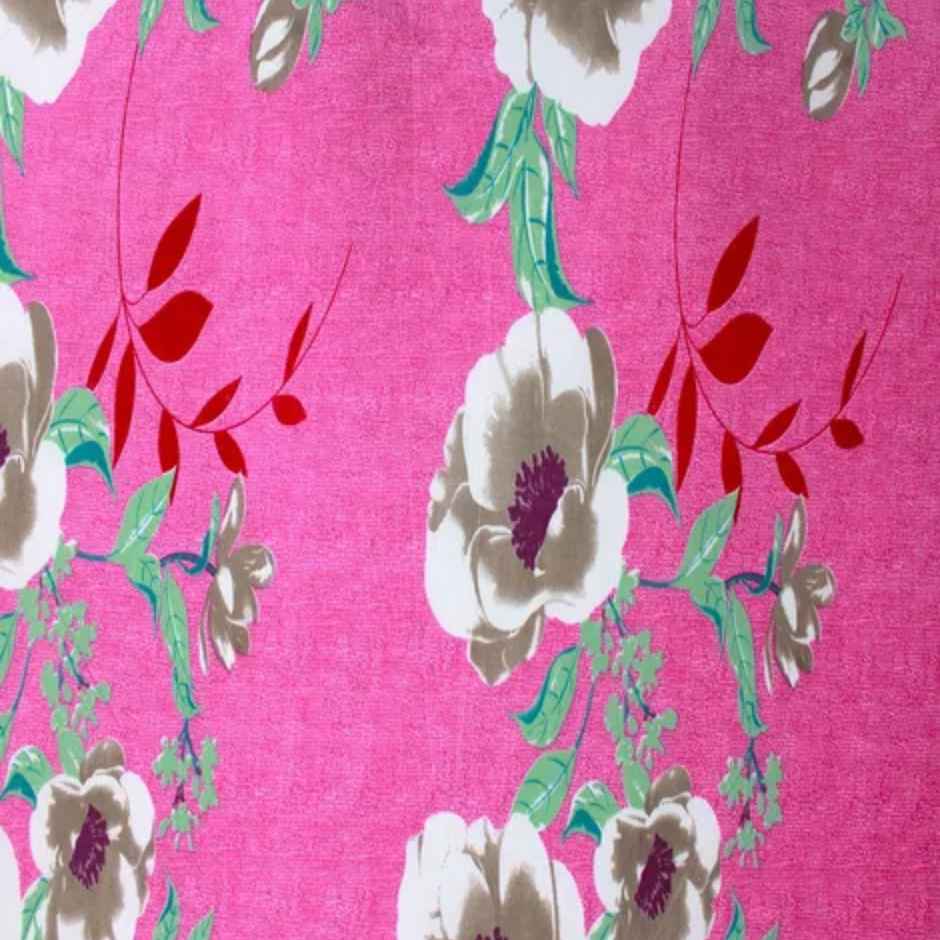 Bombay Dyeing Vista 144 Tc Queen Size Bedsheet With 2 Pillow Covers - Pink (1pc) & Igp Interflora Tuberose Luxury Reed Diffuser (1pc) Combo