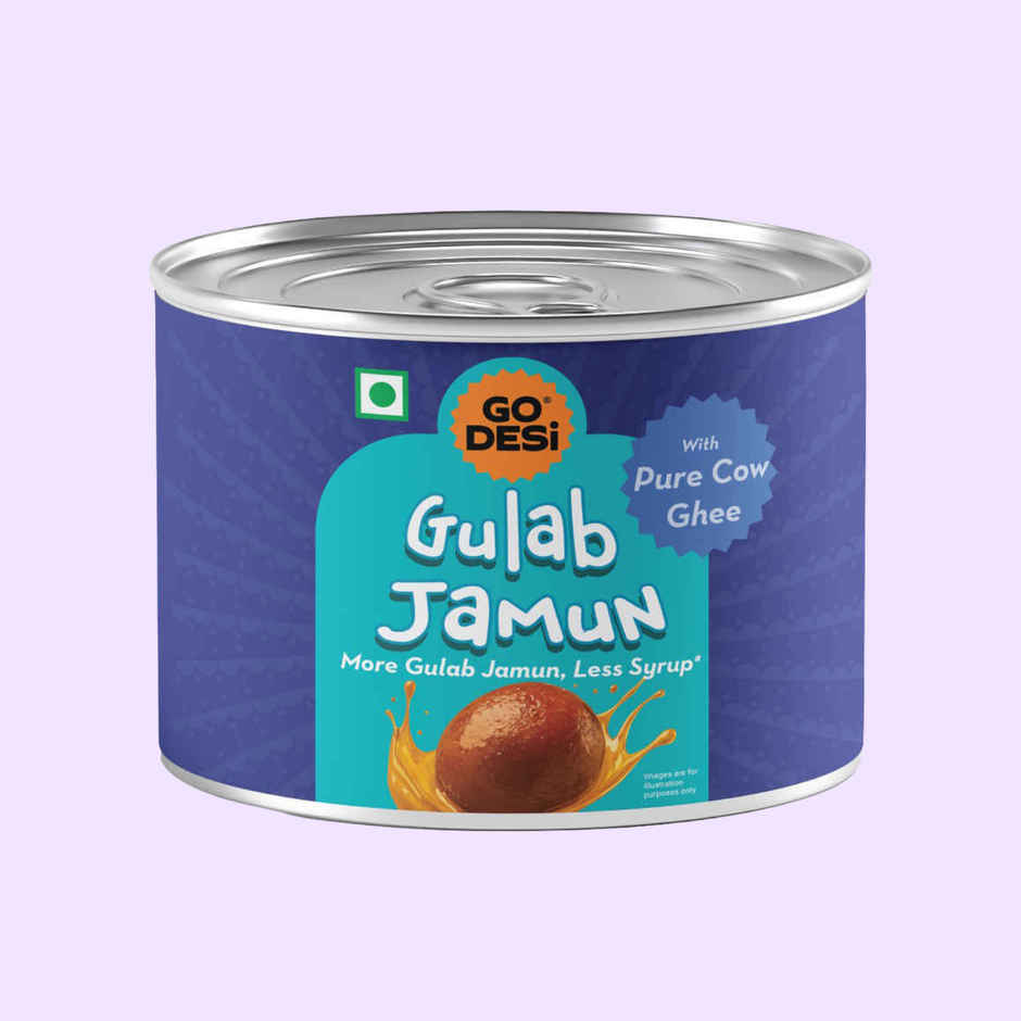GO DESi Gulab Jamun Mini | With Pure Cow Ghee | Ready to Eat