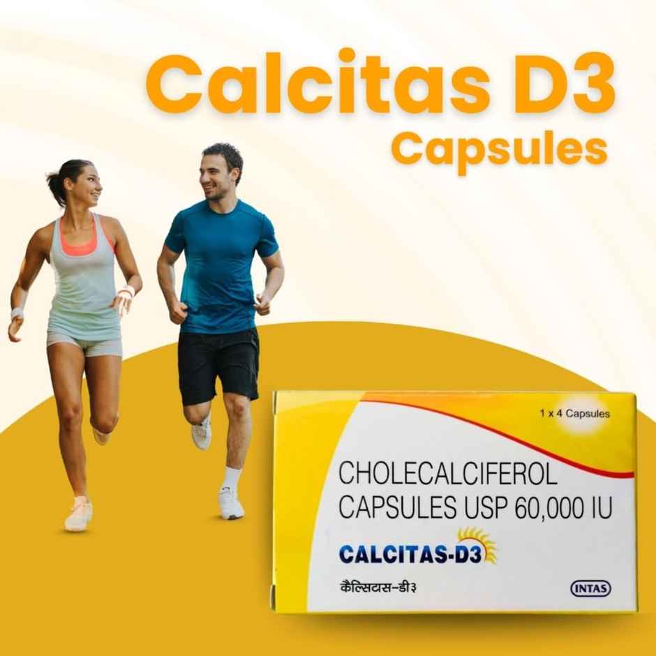 Calcitas-D3 Vitamin D3 Capsule