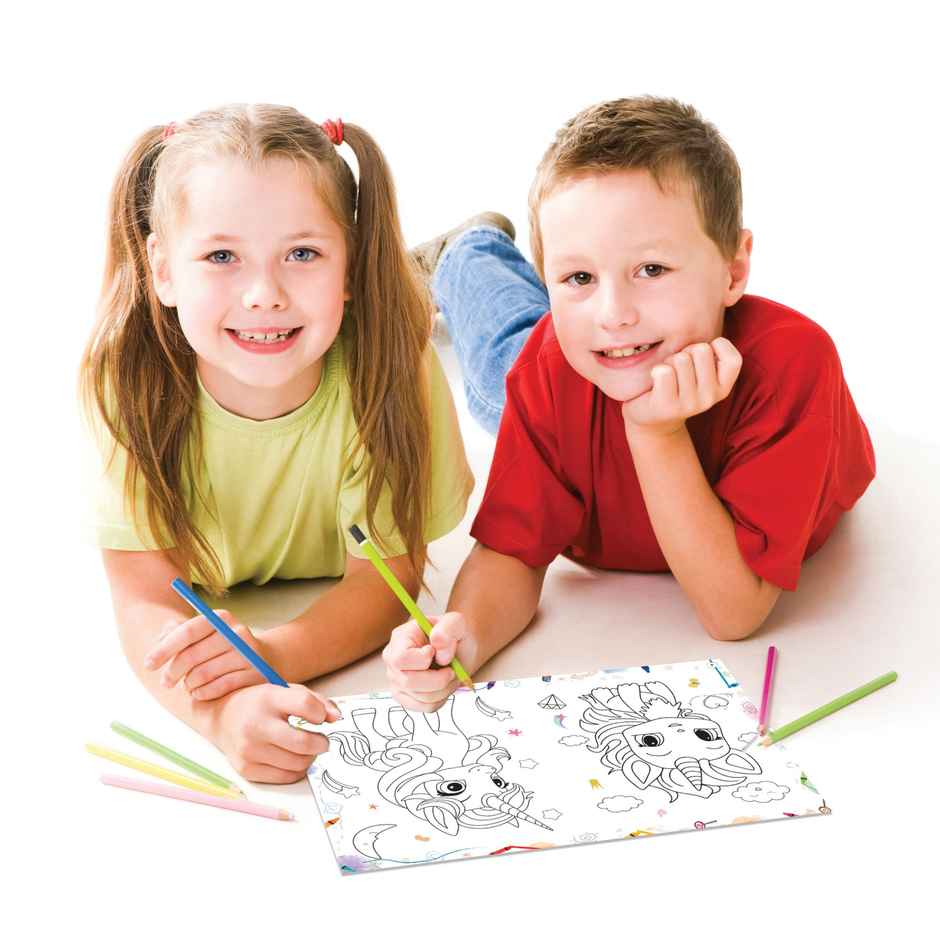 Pegasus Books Fun With Crayons | Unicorns