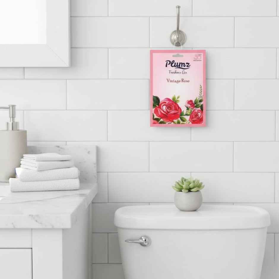 Plumz Vintage Rose Air Freshener Combo