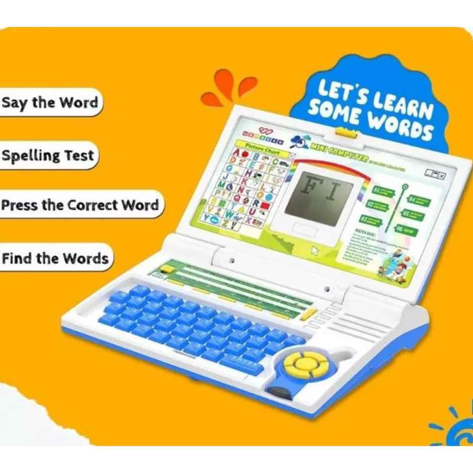 Kidara Educational Laptop Toy With Mouse For Kids 2-5 | Fun Learning Games | Gift For Kids Toddler