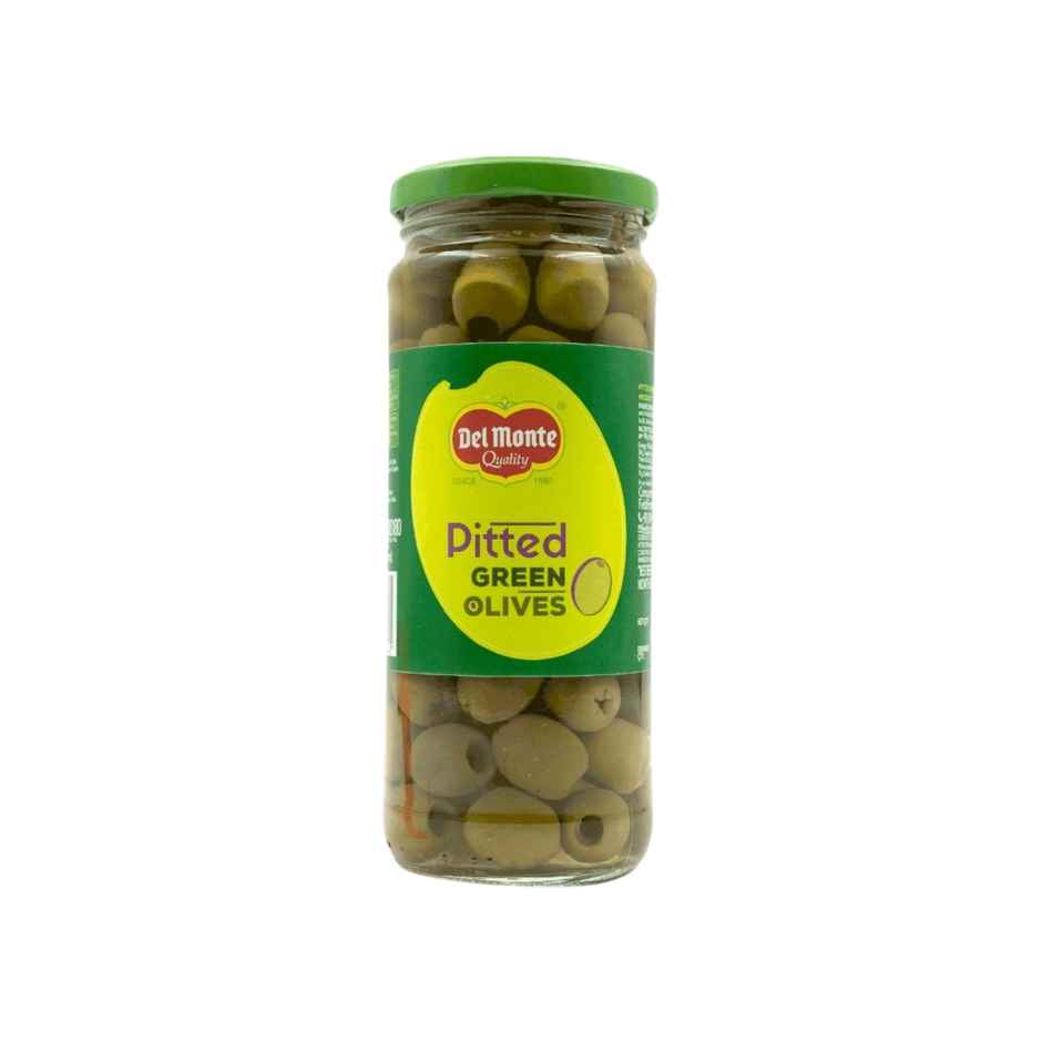 Del Monte Pitted Green Olives | Suitable for Snacking and Salads