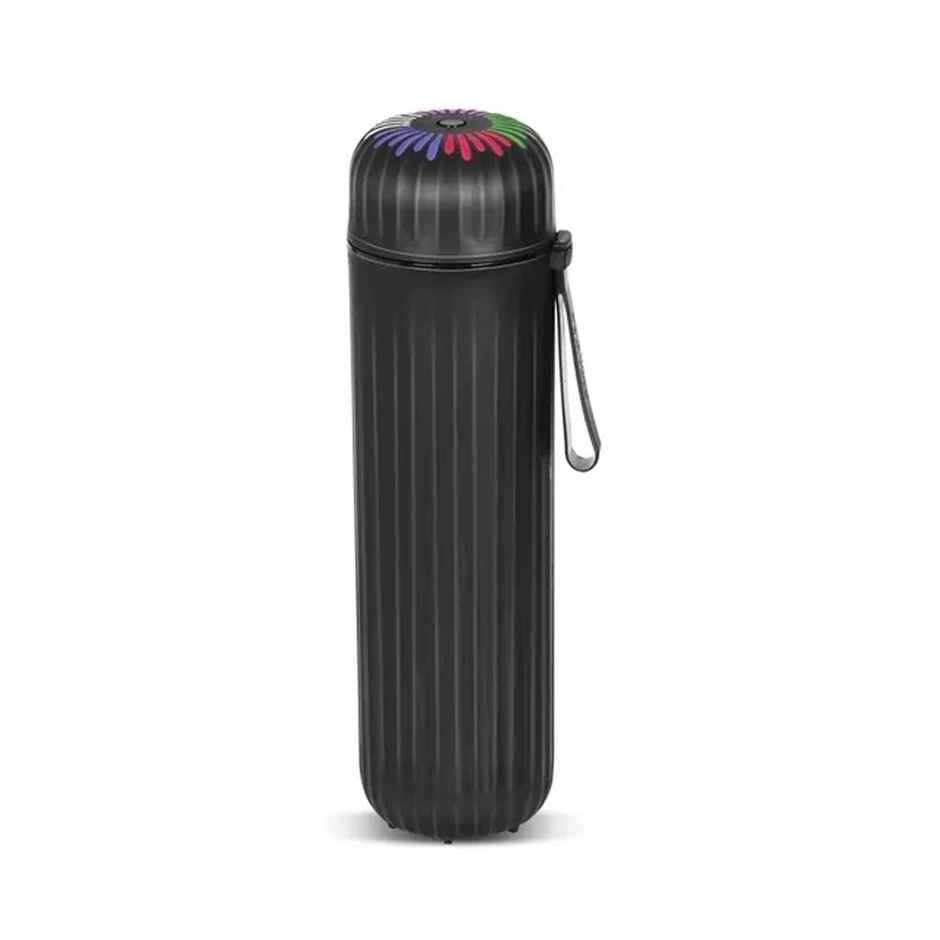 Jaypee Comet Led Bottle For School Kids Suitable For Hot & Cold Beverages | Black | 690 ml