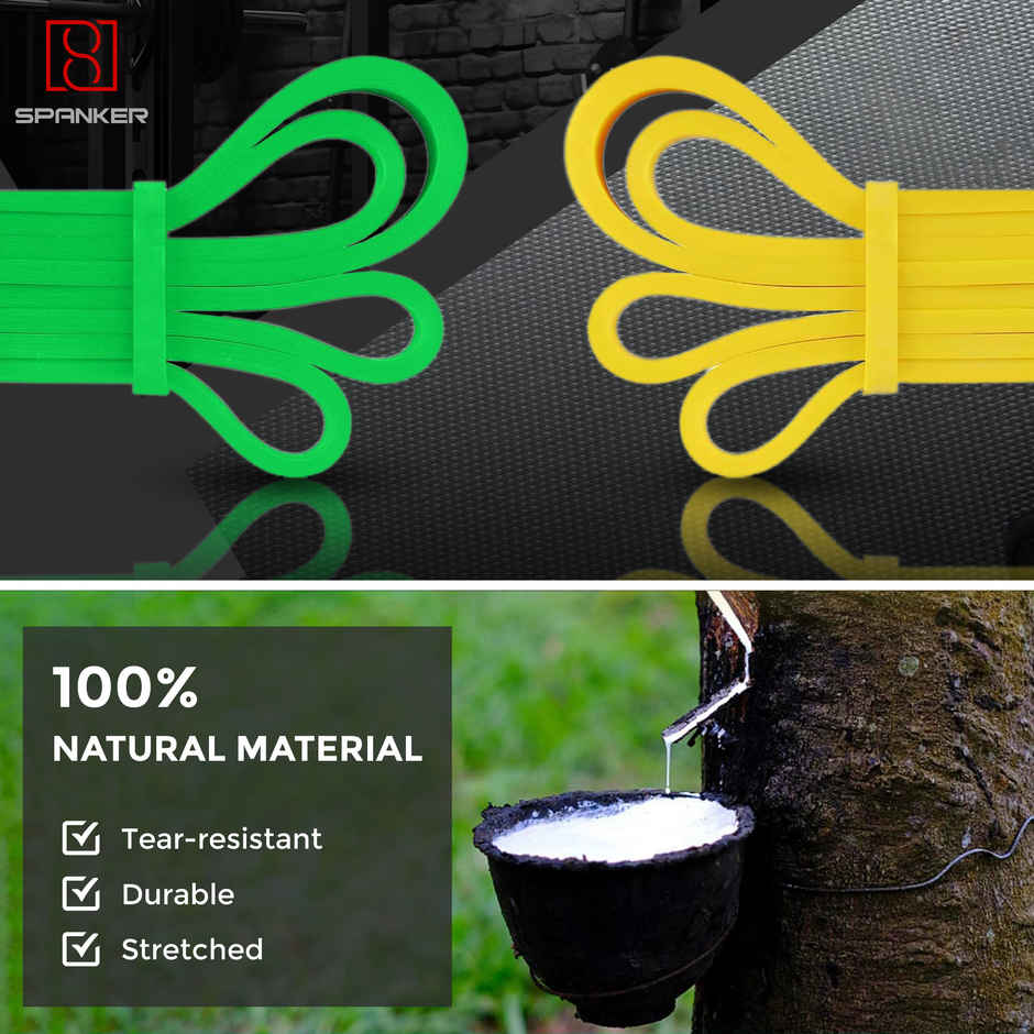 Spanker Sports 32mm Resistance Elastic Band for Fitness, Yoga & Strength Training