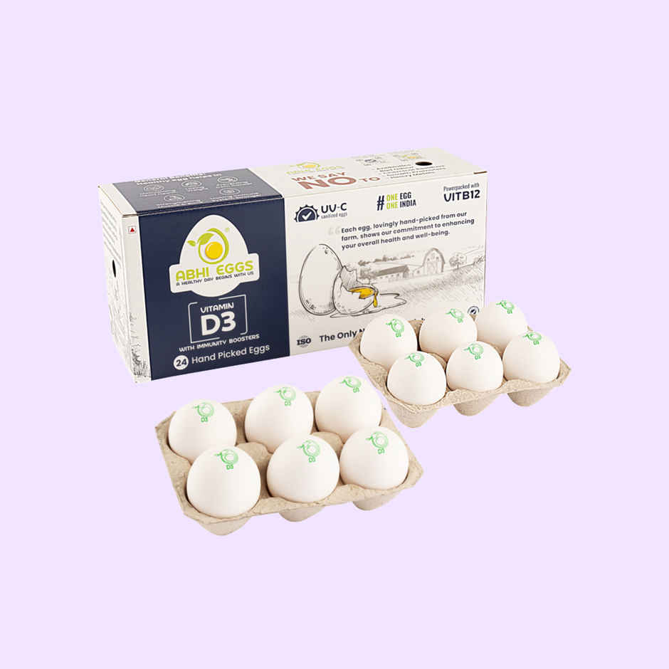 Abhi Vit D3 White Eggs With Immunity Boosters