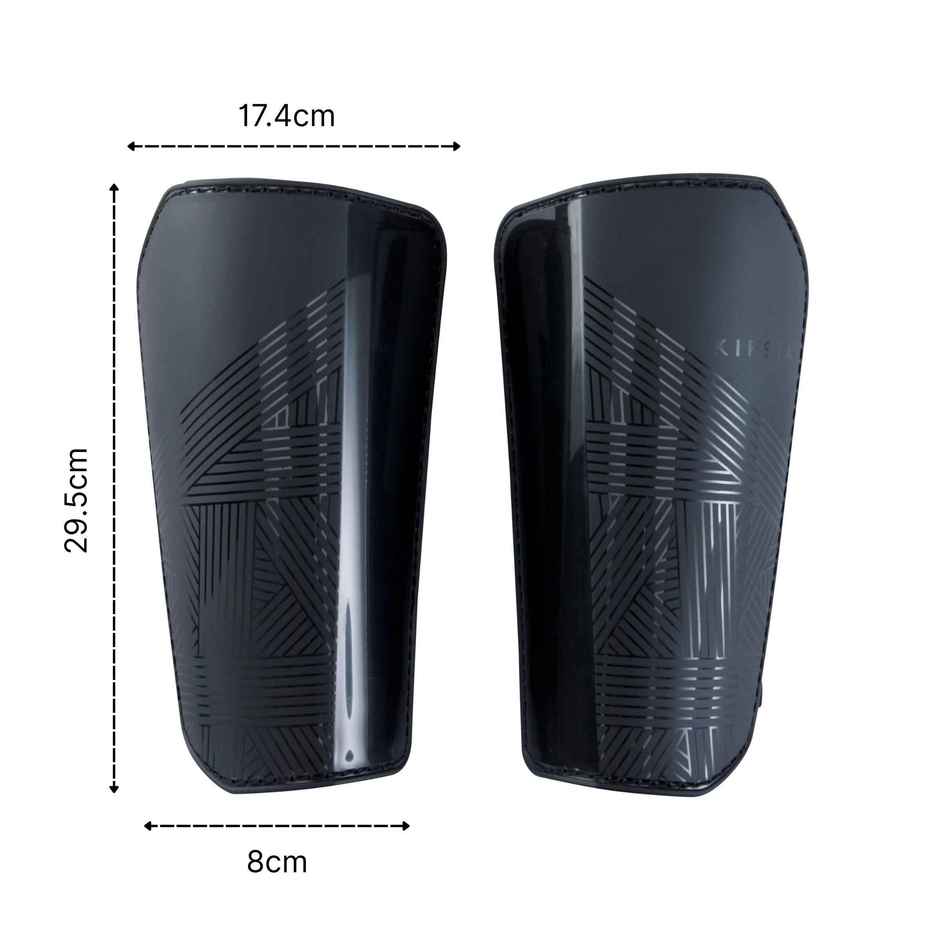 Decathlon Kipsta Adult Essential Football Shin Pads | Black | L