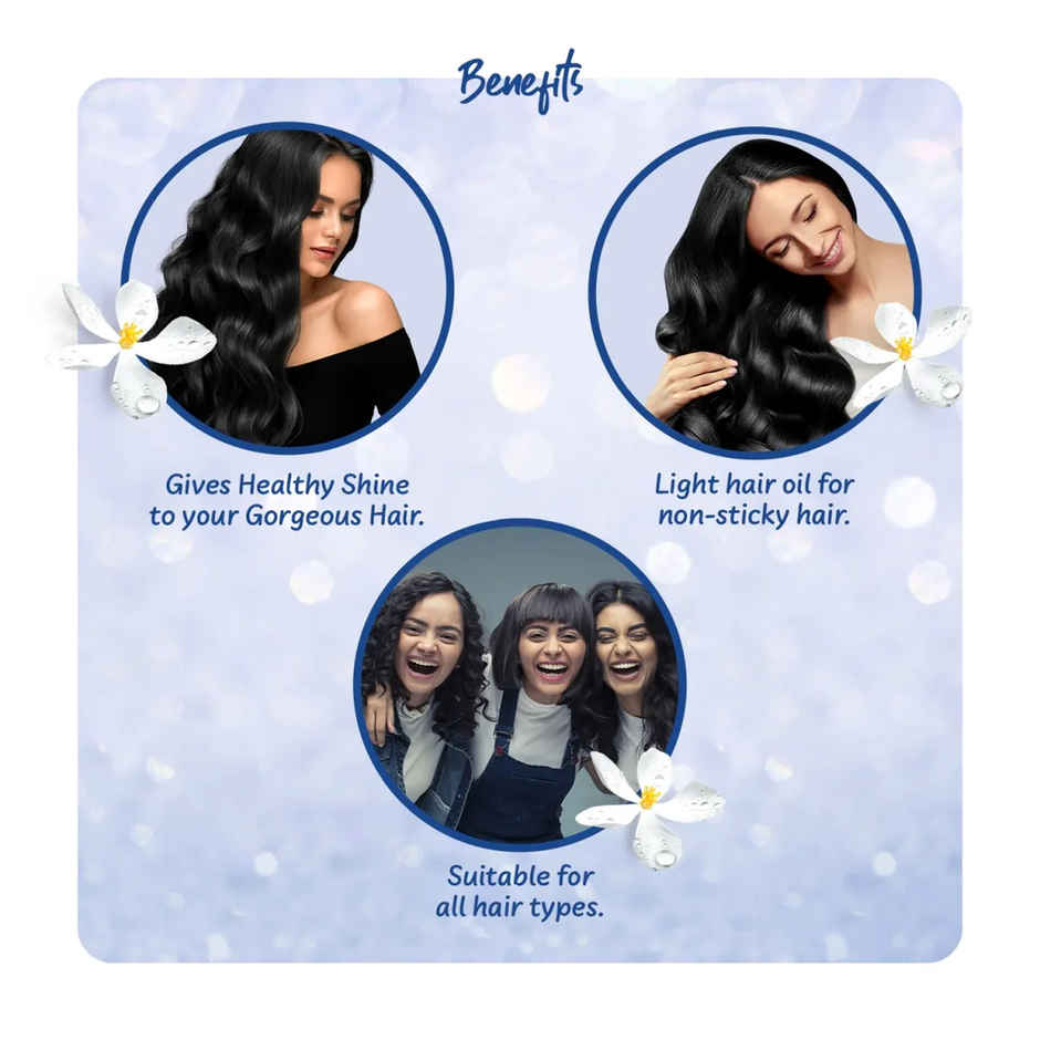 Parachute Advansed Jasmine, Non Sticky Coconut Hair Oil