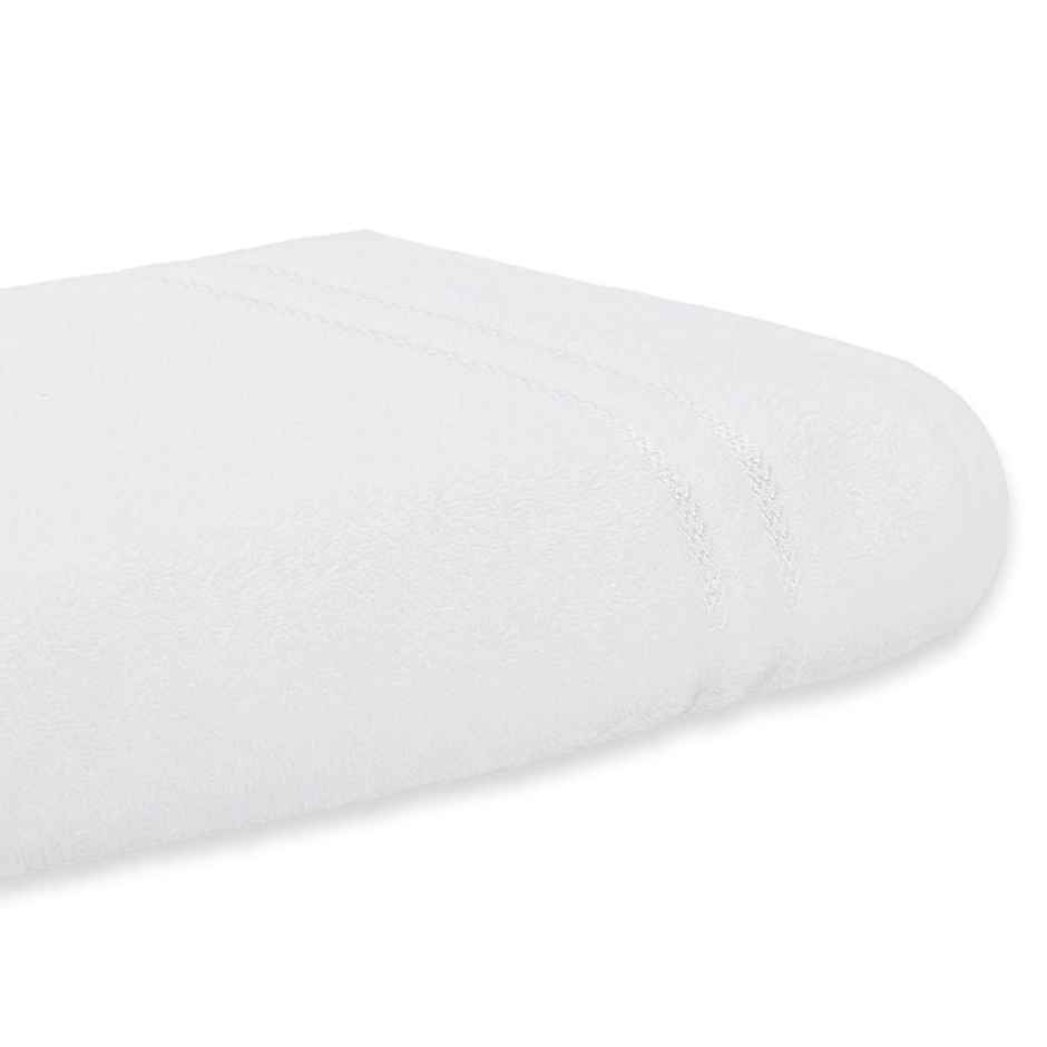 Welspun Solid White 100% Cotton Quik Absorbent Bath Towel For Men And Women