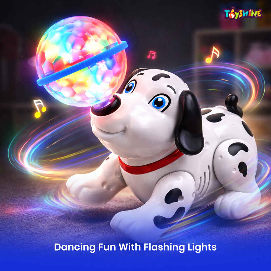 Toyshine Dancing Dog With Music Flashing Lights