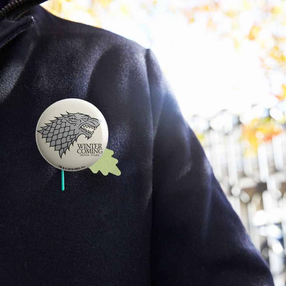 House Of Festivals House Stark- Winter Is Coming - Game Of Thrones Official Badge