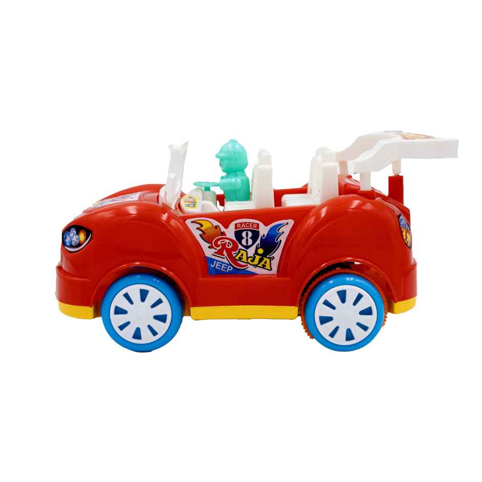 Toybharat Raja Car | Multicolor | Travel Toys | Birthday Gift | Friction Toy | Assorted