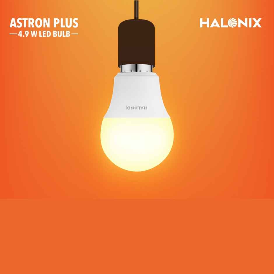 Halonix 4.9W Warm White Yellow Led Bulb | B22 Base Holder