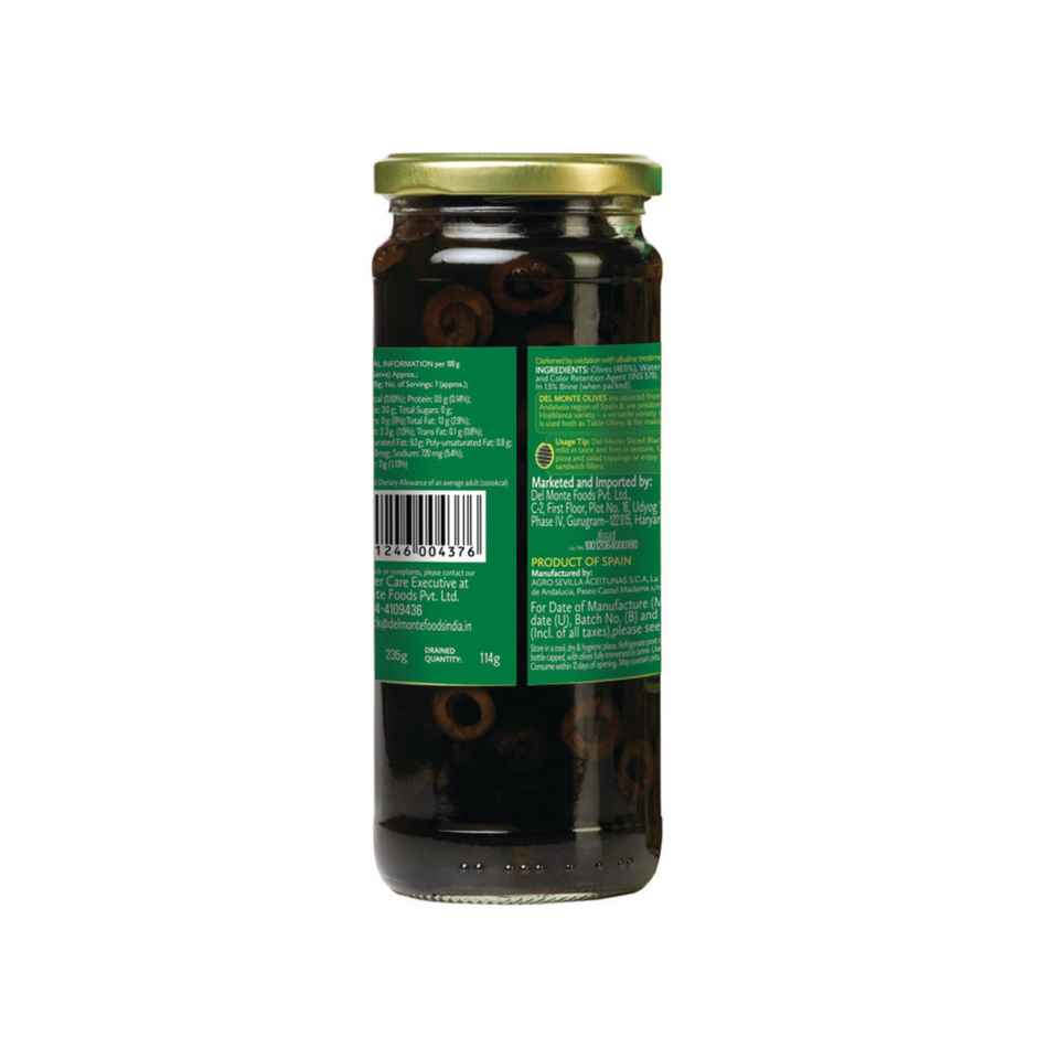 Del Monte  Black Sliced Olives | Suitable for Snacking and Salads