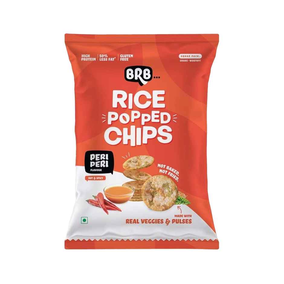 Brb Rice Popped Chips Peri Peri Flavour