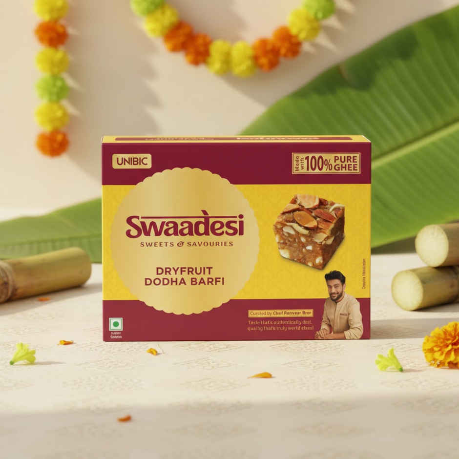 Ghee Dryfruit Dodha Barfi By UNIBIC Swaadesi