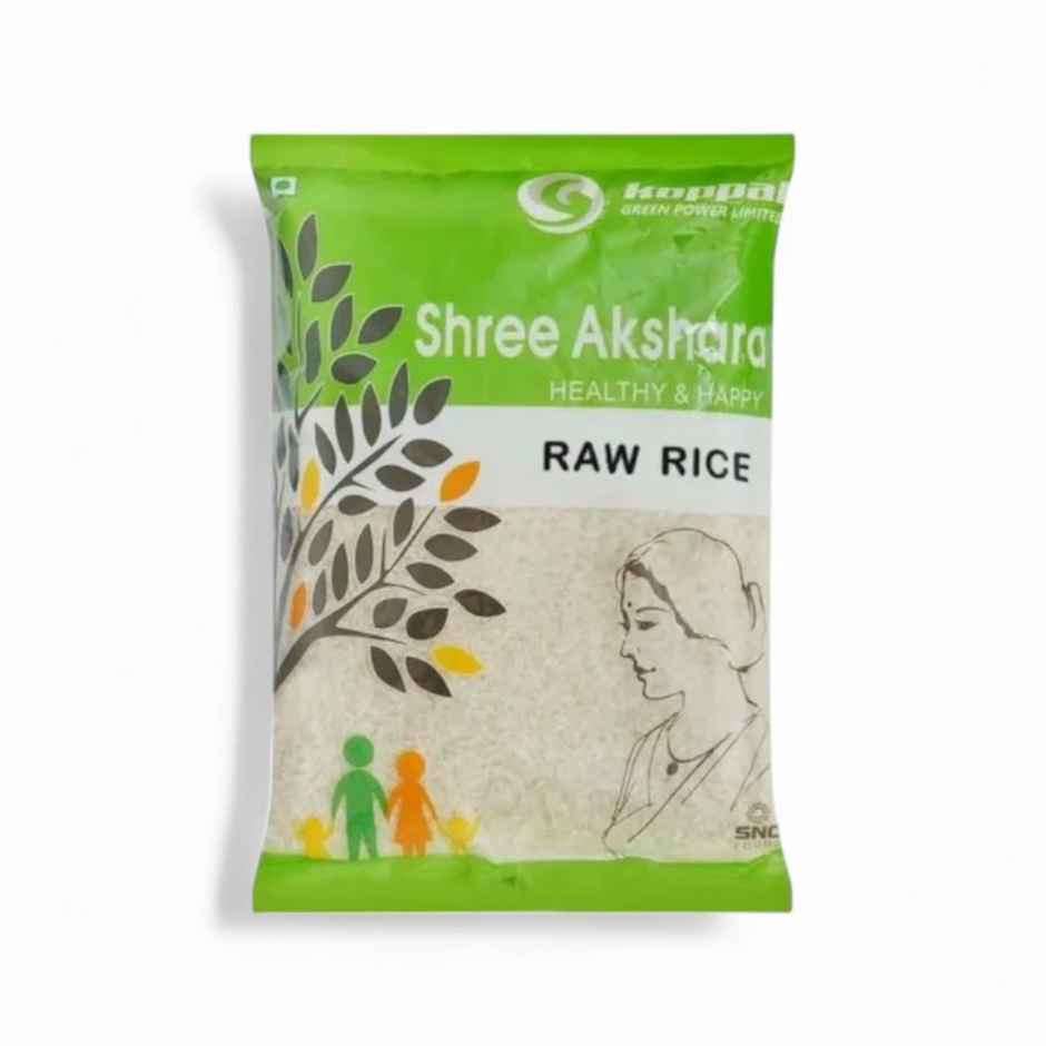Shree Akshara Premium Sona Masoori Rice | Raw