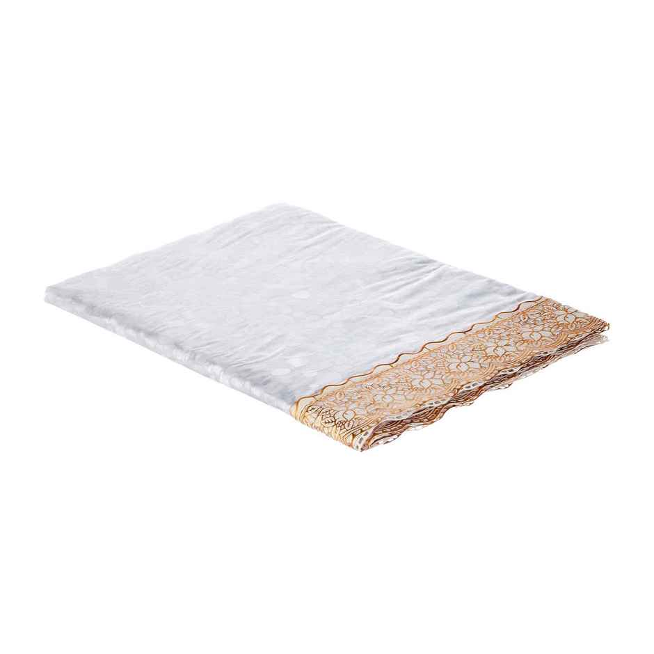 Kuber Industries 60X90 Inch Dining Table Cover for 6 Seater for Home Decor | DTC | Gold