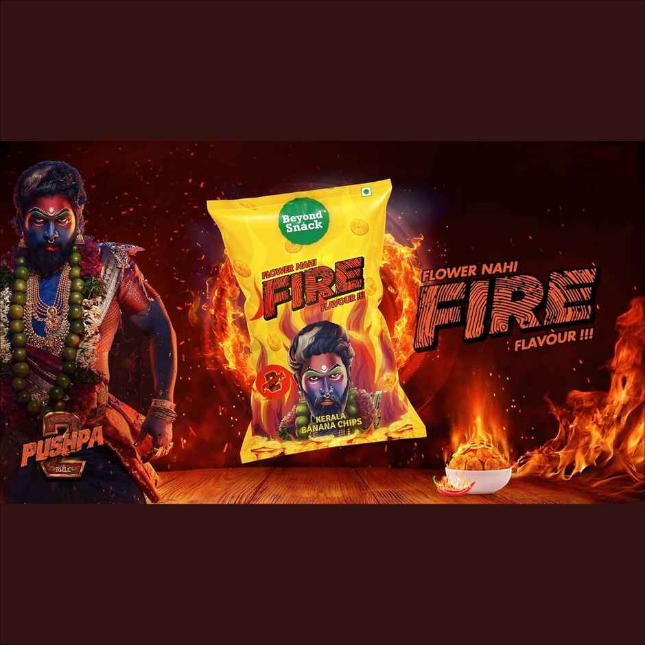 Beyond Snack Kerala Banana Chips - Limited Edition Pushpa 2: Fire