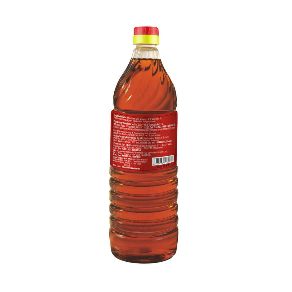Dhara Kachi Ghani Mustard Oil | Bottle