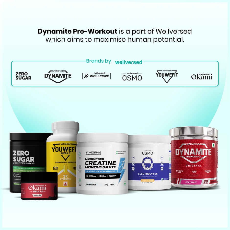 Dynamite Pre-Workout (30 Servings) Fruit Blast