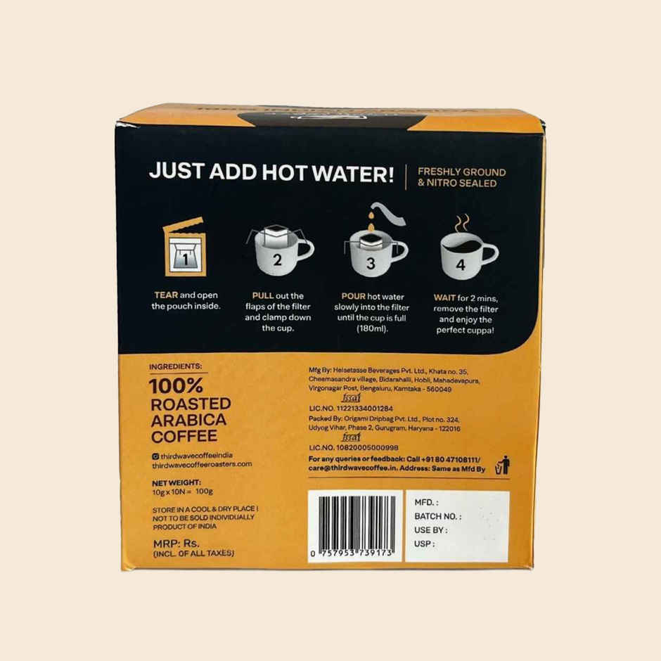 Third Wave Coffee Vienna Roast Easy Pour Bags | Dark Roast