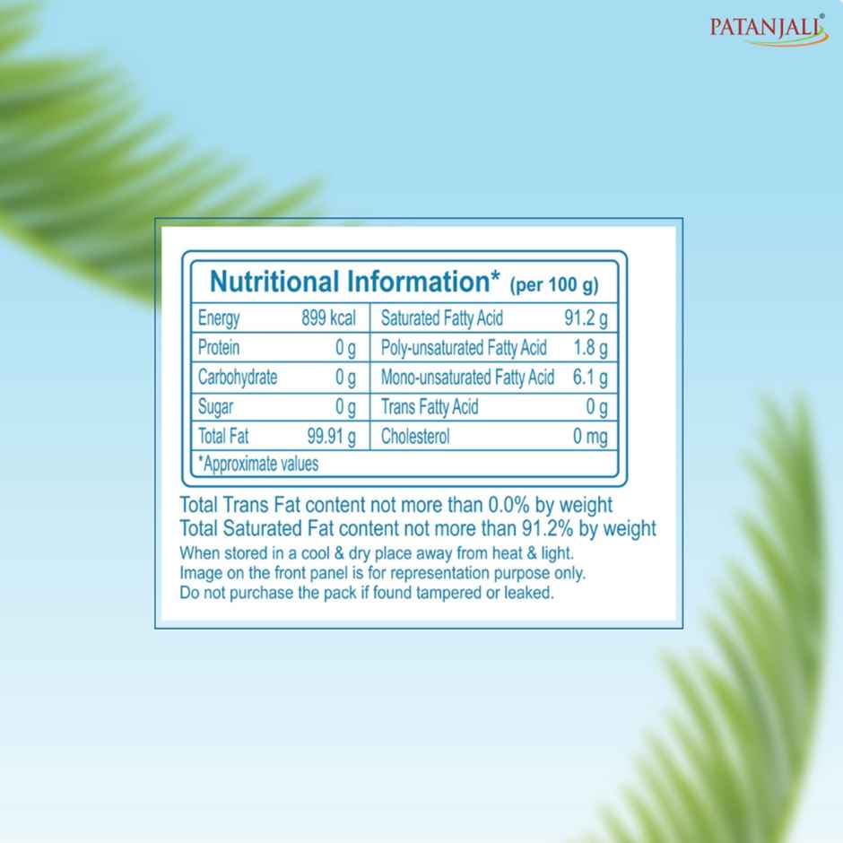 Patanjali Coconut Oil - Cold Pressed Nariyal Multipurpose Tel  Jar