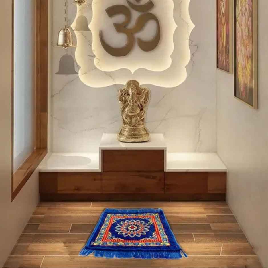 Divine Vibes Divine Art Pooja Asaan - 24x24 Inch