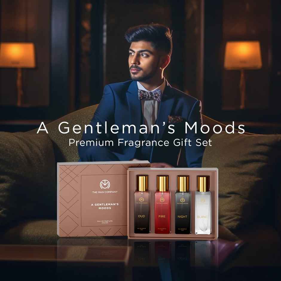 The Man Company Men's Luxury Perfume Gift Set - specially curated gentleman's moods