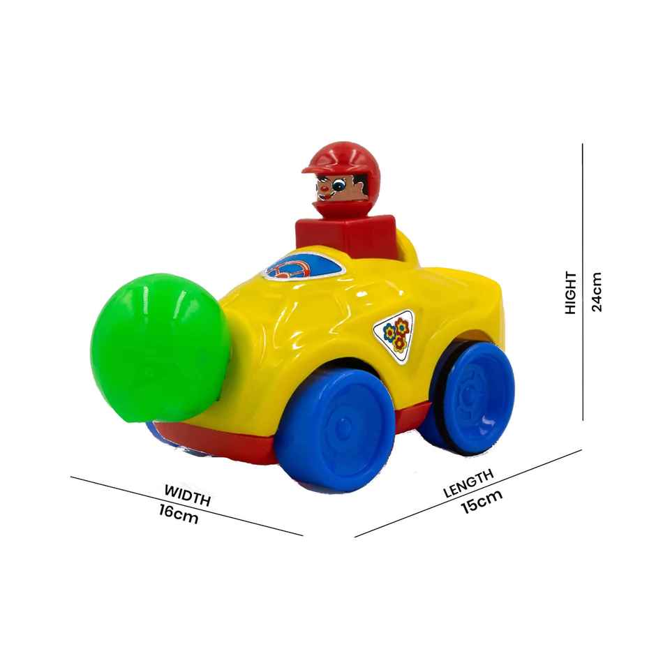 Toybharat Push N Go Turbo | Multicolour | Travel Toys | Birthday Gift | Toy N Go Toys | Assorted