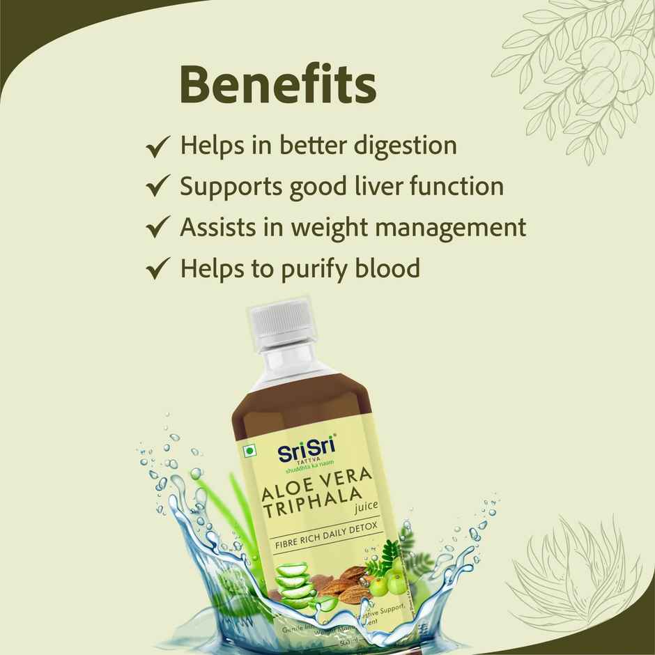 Sri Sri Tattva Aloe Vera Triphala Juice Liquid