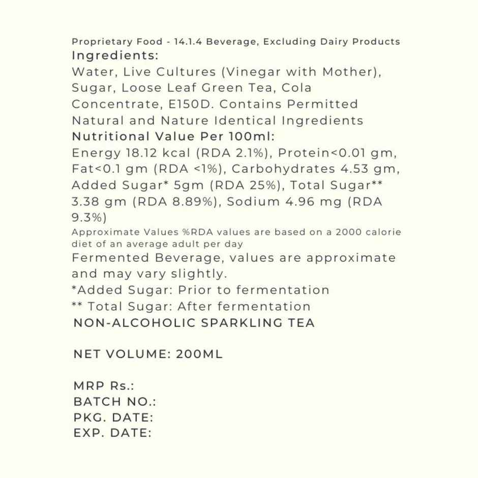 Mossant Cola Kombucha