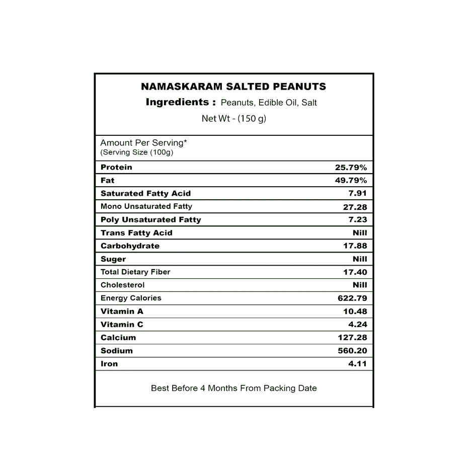 Namaskaram Peanuts Salted