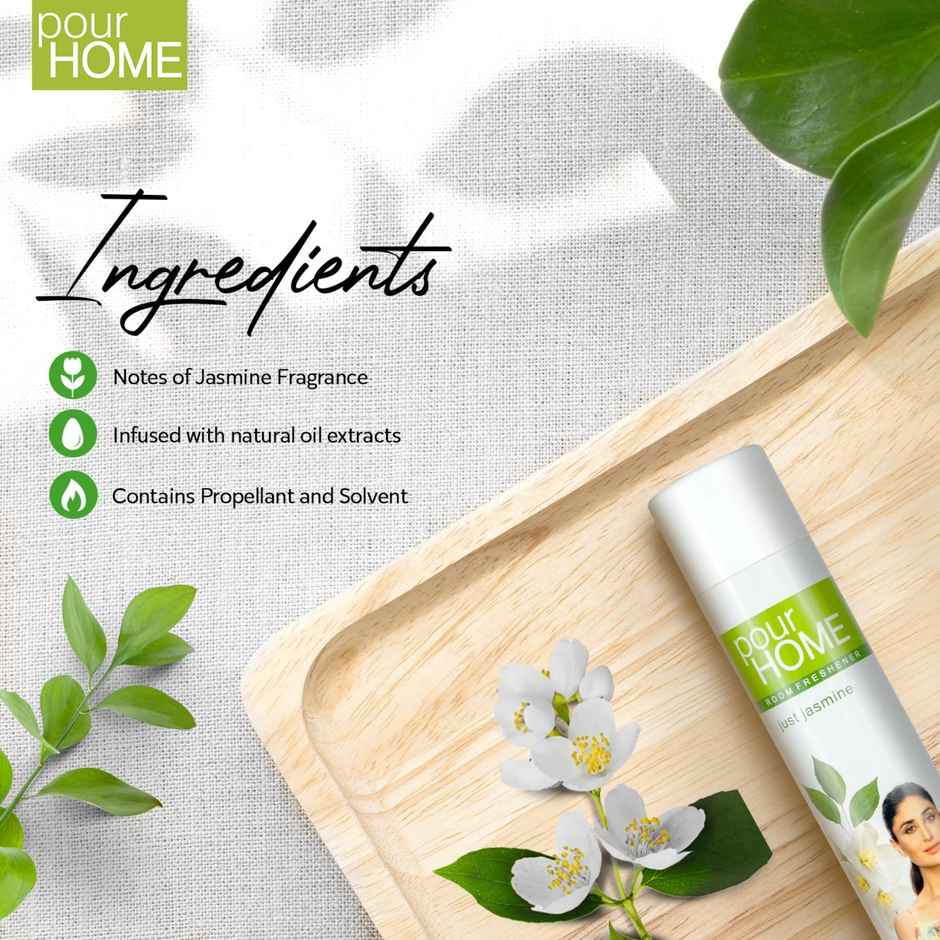 Pour Home Sacred Sandal & Just Jasmine Room Freshener Spray