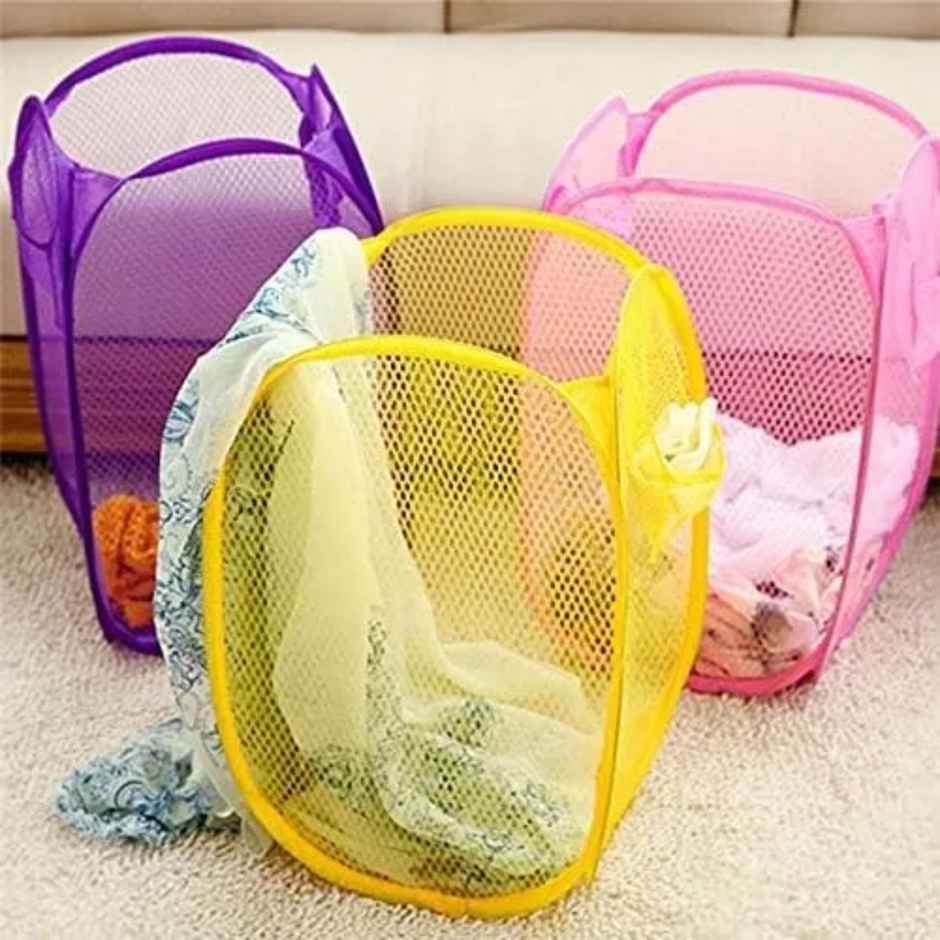 Perpetual Laundry Basket Set, 30L, Assorted, Pack of 3 for Clothes Storage