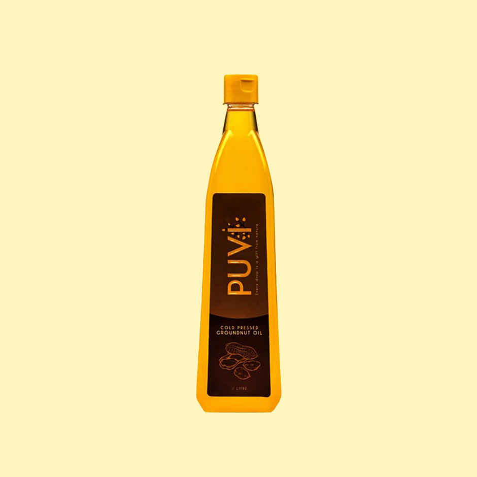 Puvi Groundnut (Peanut) Cold Pressed Oil | Healthy Cooking Oil