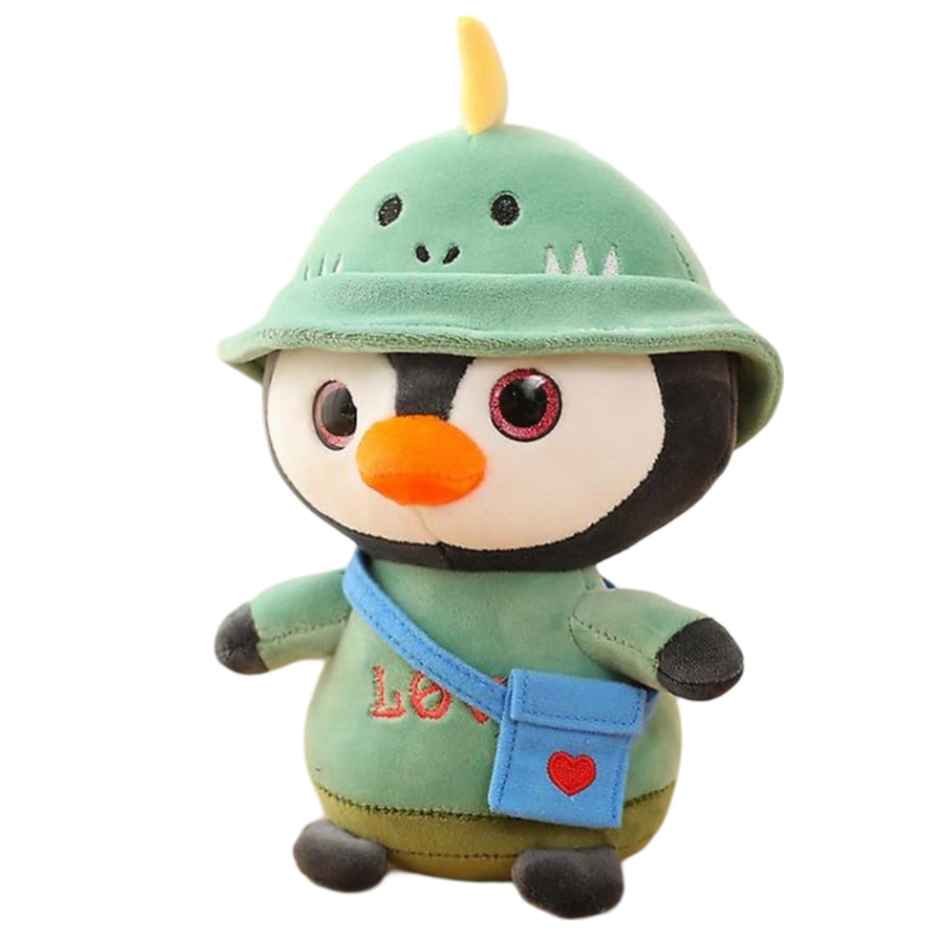 Spanker 20 Cm Transform Penguin Plush Toy | Soft Green | Gift for Kids