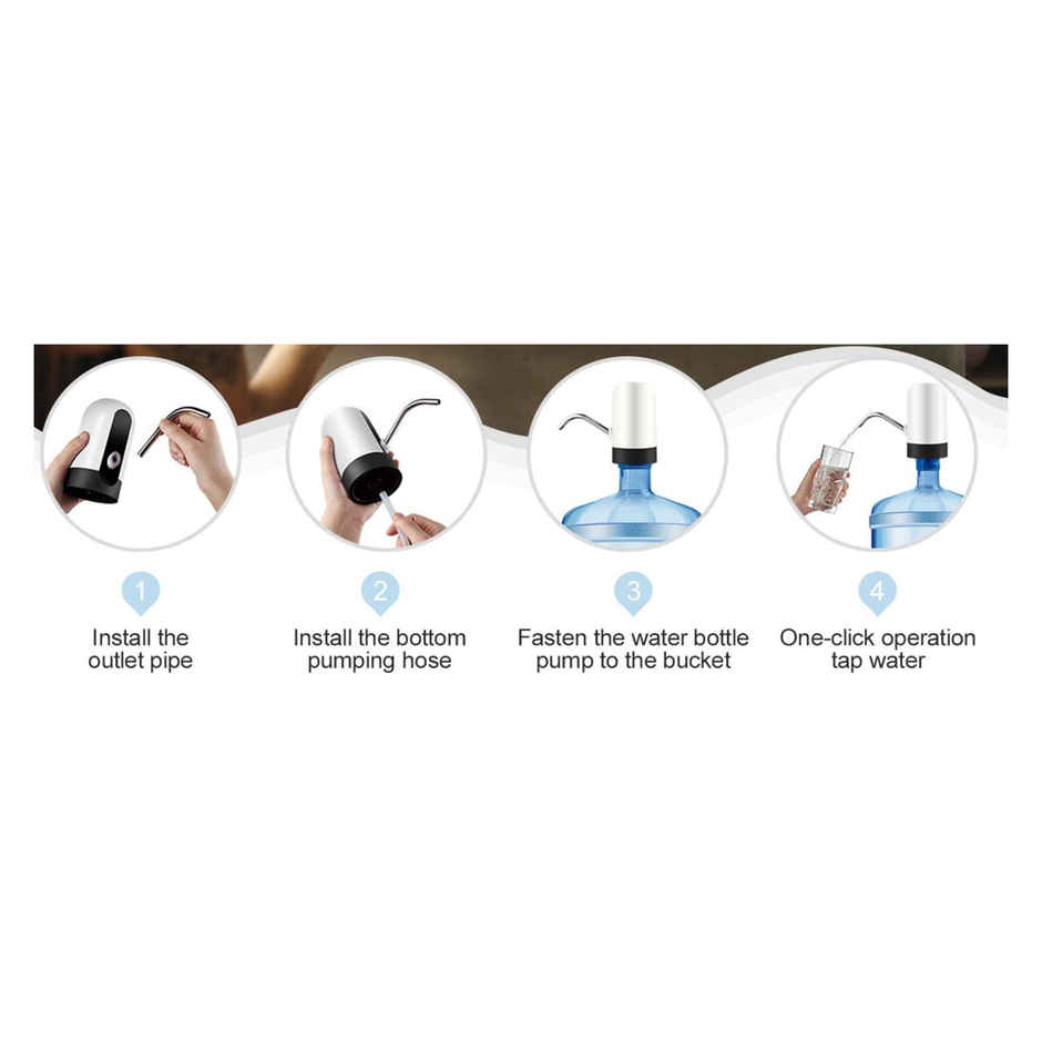 Capsicum Automatic Wireless Water Can Dispenser Pump for 20 Litre Bottle Can