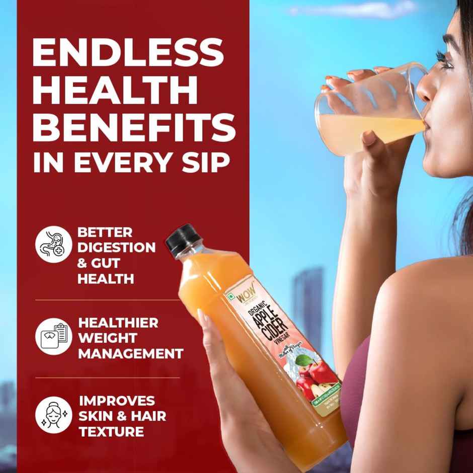 WOW Life Science Organic Apple Cider Vinegar