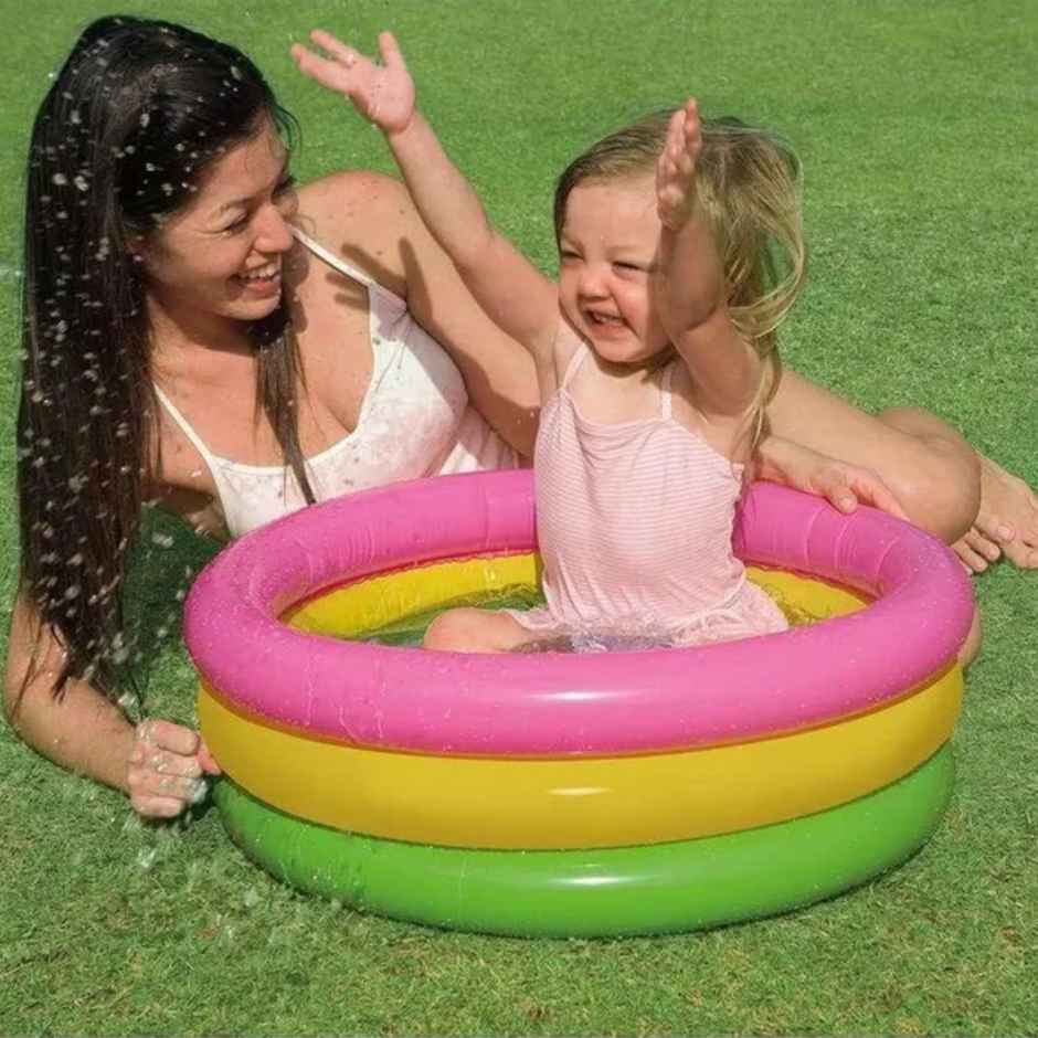 Toyshine 2 Feet Inflatable Kids Pool Bath Pool Tub
