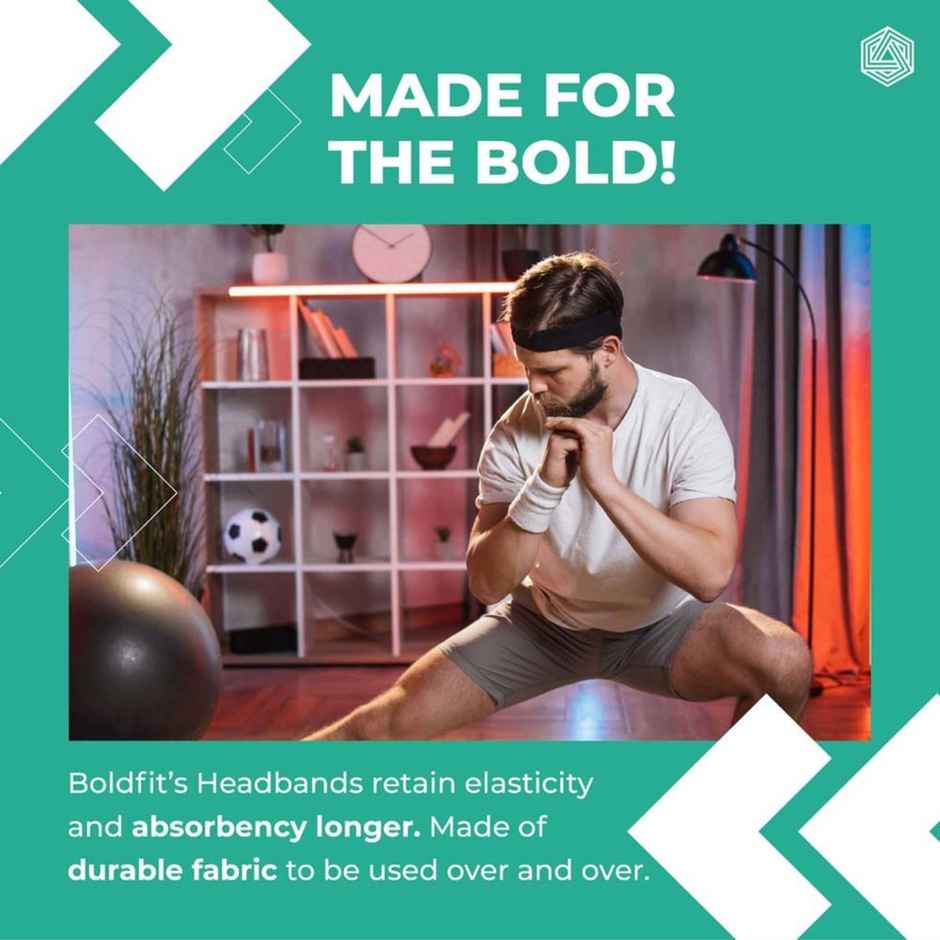 Boldfit Strapless Sports Headband | Versatile Gear for All Sports