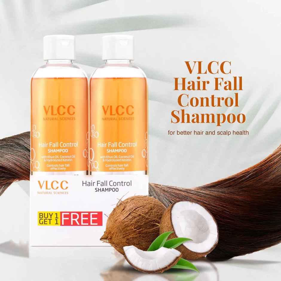 VLCC Hair Fall Control Shampoo With Buy One Get One
