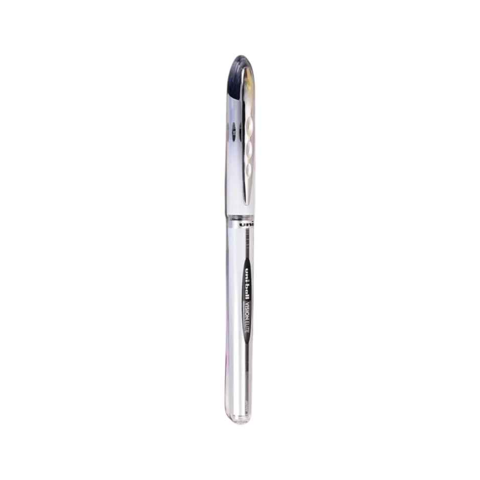 Uniball UB-200 Vision Elite Roller Pens, 0.8 mm Tip, Black Ink