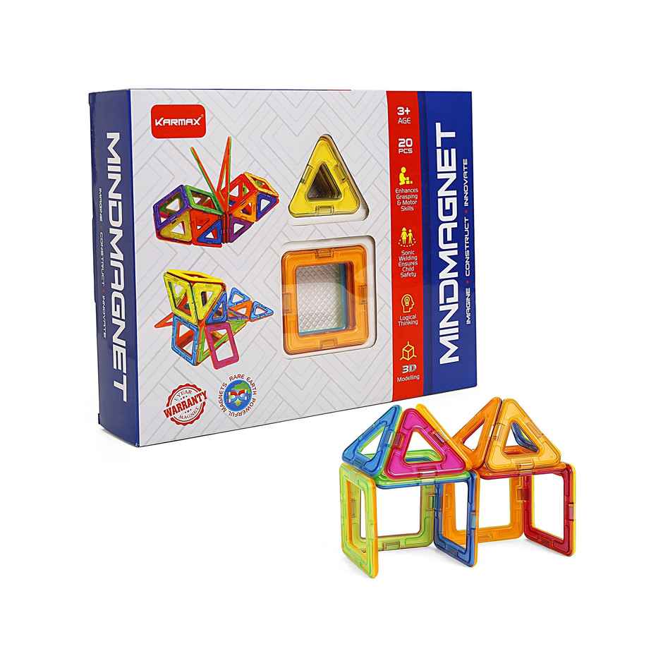 Hamleys Karmax 20Pcs Magnet Set, 3 Years+